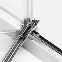 New Trendy Avexa kabina prysznicowa 100x80 cm prostokątna chrom połysk/szkło przezroczyste EXK-1525