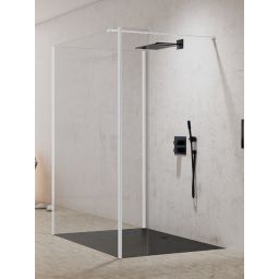 New Trendy New Modus White ścianka prysznicowa walk-in 80 cm biały mat/szkło przezroczyste EXK-2262