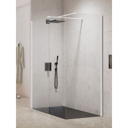 New Trendy New Modus White kabina prysznicowa walk-in 160x100 cm prostokątna biały mat/szkło przezroczyste EXK-2300