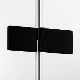 New Trendy Avexa Black kabina prysznicowa 80x100 cm prostokątna prawa czarny mat/szkło przezroczyste EXK-2568