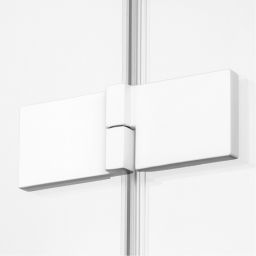 New Trendy Avexa White kabina prysznicowa 90x120 cm prostokątna prawa biały mat/szkło przezroczyste EXK-2742