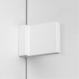 New Trendy Avexa White kabina prysznicowa 120x120 cm kwadratowa prawa biały mat/szkło przezroczyste EXK-2905