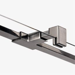 New Trendy Avexa kabina prysznicowa 120x80 cm prostokątna prawa gunmetal szczotkowany/szkło przezroczyste EXK-3373