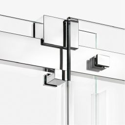 New Trendy Softi kabina prysznicowa 140x100 cm prostokątna chrom połysk/szkło przezroczyste EXK-3949