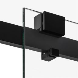 New Trendy Softi Black kabina prysznicowa 120x80 cm prostokątna czarny mat/szkło przezroczyste EXK-3996