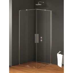 New Trendy Smart kabina prysznicowa 100x90 cm prostokątna chrom połysk/szkło przezroczyste EXK-4061