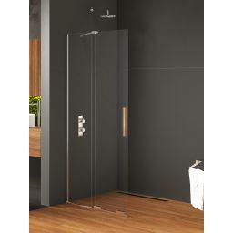 New Trendy Smart ścianka prysznicowa walk-in 120 cm chrom połysk/szkło przezroczyste EXK-4089-WU