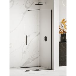 New Trendy Smart Black ścianka prysznicowa walk-in 80 cm czarny mat/szkło przezroczyste EXK-4189