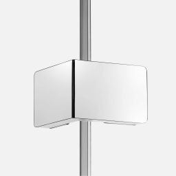 New Trendy Eventa kabina prysznicowa 80x90 cm prostokątna prawa chrom połysk/szkło przezroczyste EXK-4574