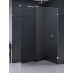 New Trendy Eventa kabina prysznicowa walk-in 150x90 cm chrom połysk/szkło przezroczyste EXK-4657