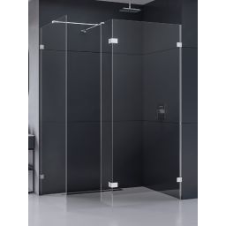 New Trendy Eventa ścianka prysznicowa walk-in 140 cm chrom połysk/szkło przezroczyste EXK-4670