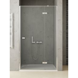 New Trendy Reflexa drzwi prysznicowe 80 cm wnękowe prawe chrom/szkło przezroczyste EXK-5058