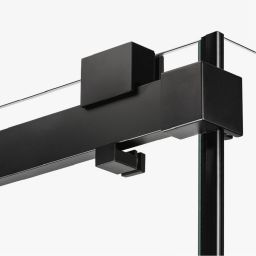 New Trendy Softi X Black kabina prysznicowa 120x80 cm prostokątna prawa czarny mat/szkło przezroczyste EXK-5396