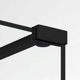 New Trendy New Modus Black ścianka prysznicowa walk-in 120 cm czarny mat/szkło przezroczyste EXK-5603