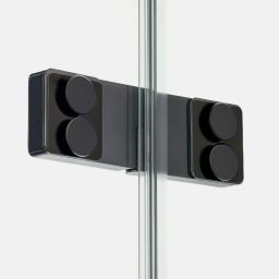 New Trendy Eventa Black Chrome kabina prysznicowa 80x90 cm prostokątna prawa chrom połysk/szkło przezroczyste EXK-6279