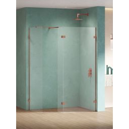 New Trendy Eventa Copper Shine ścianka prysznicowa walk-in 110 cm miedź połysk/szkło przezroczyste EXK-6556