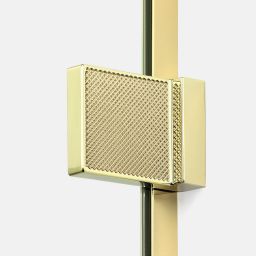 New Trendy Avexa Gold Shine XR kabina prysznicowa 80x120 cm prostokątna lewa złoty połysk/szkło przezroczyste EXK-6755