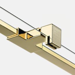 New Trendy Avexa Gold Shine XR kabina prysznicowa 100x80 cm prostokątna złoty połysk/szkło przezroczyste EXK-6820