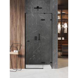 New Trendy Avexa Black XR drzwi prysznicowe 130 cm uchylne prawe czarny mat/szkło przezroczyste EXK-6846