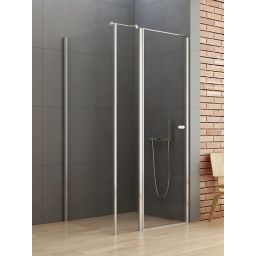 New Trendy New Soleo kabina prysznicowa 110x100 cm prostokątna chrom połysk/szkło przezroczyste K-0730