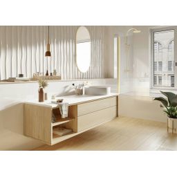 Newker Lounge płytka ścienno-podłogowa 150x25 cm beżowa