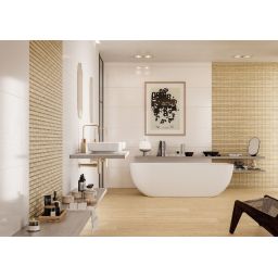 Newker Lounge płytka ścienno-podłogowa 150x25 cm beżowa