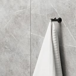 Omnires Modern Project haczyk podwójny czarny mat MP60120BL