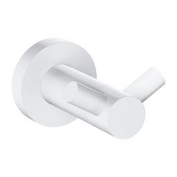 Omnires Modern Project haczyk podwójny biały mat MP60120WM