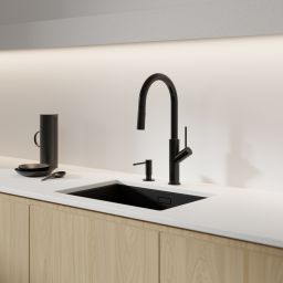 Omnires Modern Project dozownik do mydła 500 ml czarny MP60723BL