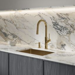 Omnires Modern Project dozownik do mydła 500 ml mosiądz szczotkowany MP60723BSB