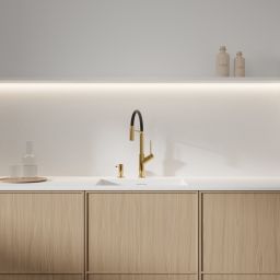 Omnires Modern Project dozownik do mydła 500 ml złoty połysk MP60723GL