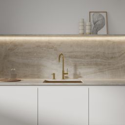 Omnires Modern Project dozownik do mydła 500 ml złoty szczotkowany MP60723GLB