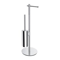 Omnires Modern Project stojak na papier toaletowy ze szczotką WC chrom MP60810CR