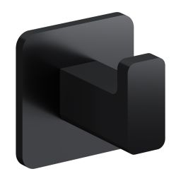 Omnires Nelson wieszak na ręcznik czarny mat NL80115BL