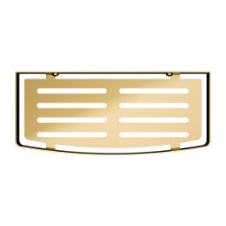 Omnires Uni koszyk prysznicowy ścienny złoty połysk UN10331GL