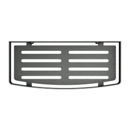 Omnires Uni koszyk prysznicowy ścienny grafit szczotkowany UN10331GR