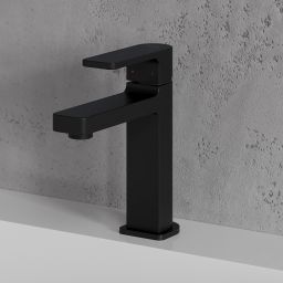 Omnires Baretti bateria umywalkowa stojąca czarny mat BA7810BL