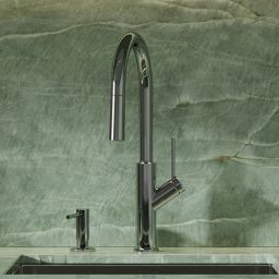 Omnires Bend bateria kuchenna stojąca chrom BE6455CR