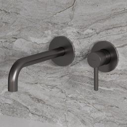 Omnires Y bateria umywalkowa podtynkowa grafit Y1215HLGR