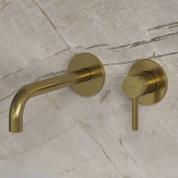 Omnires Y bateria umywalkowa podtynkowa mosiądz szczotkowany Y1215HLBSB