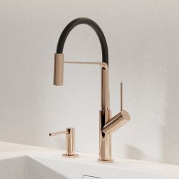 Omnires Vita bateria kuchenna stojąca miedź połysk VI6350BLCP