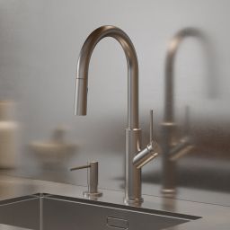 Omnires Bend bateria kuchenna stojąca nikiel szczotkowany BE6455NI