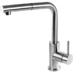 Omnires Albany bateria kuchenna stojąca z wyciąganą wylewką nikiel AB1455IN