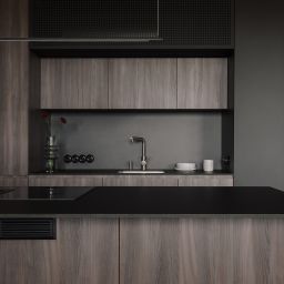 Omnires Albany bateria kuchenna stojąca z wyciąganą wylewką nikiel AB1455IN