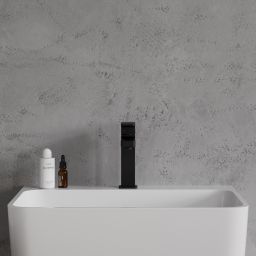Omnires Baretti bateria umywalkowa stojąca czarny mat BA7810BL