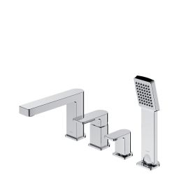 Omnires Baretti bateria wannowo-prysznicowa 4-otworowa chrom BA7832CR