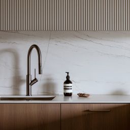 Omnires Bend bateria kuchenna stojąca grafit BE6455GR