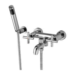 Omnires Modern bateria wannowo-prysznicowa ścienna chrom C304CR