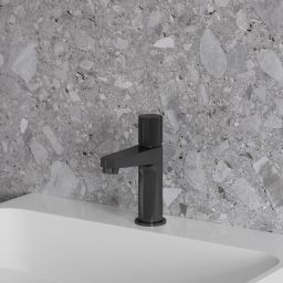 Omnires Contour bateria umywalkowa stojąca antracyt CT8010AT