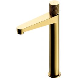 Omnires Contour bateria umywalkowa stojąca wysoka złoty szczotkowany CT8012GLB